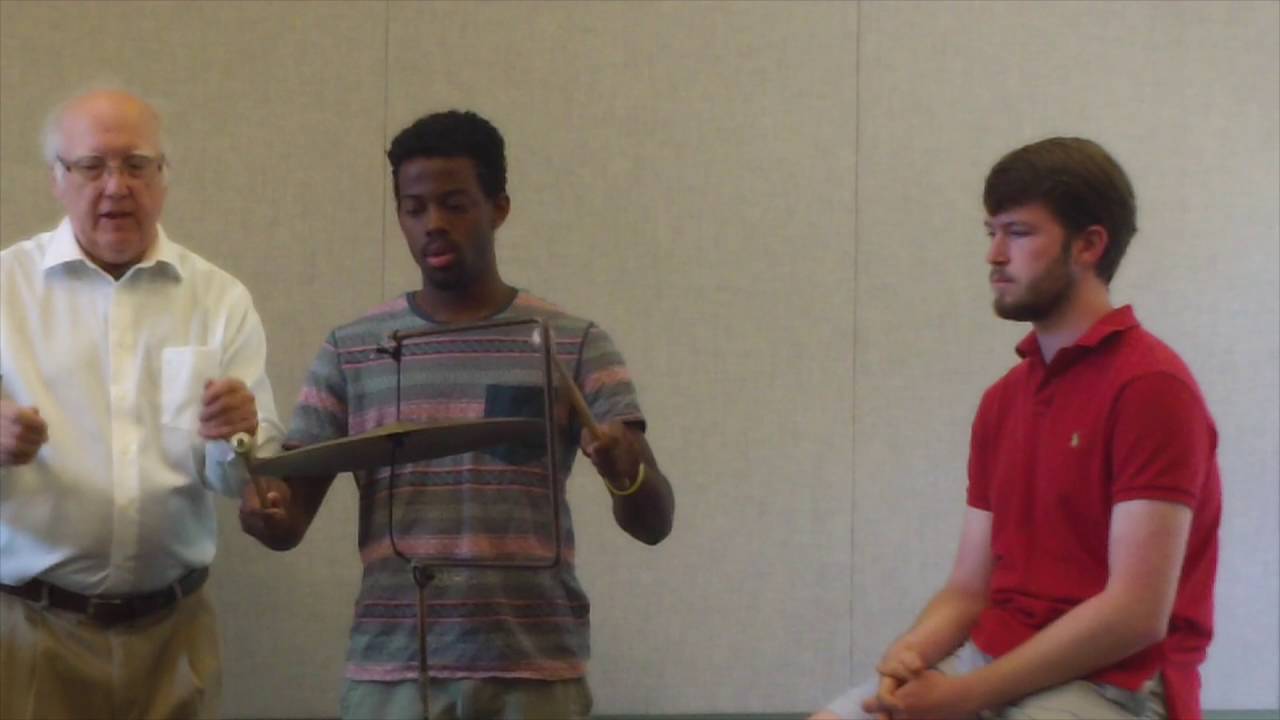 Suspended Cymbal with Michael & Wesley