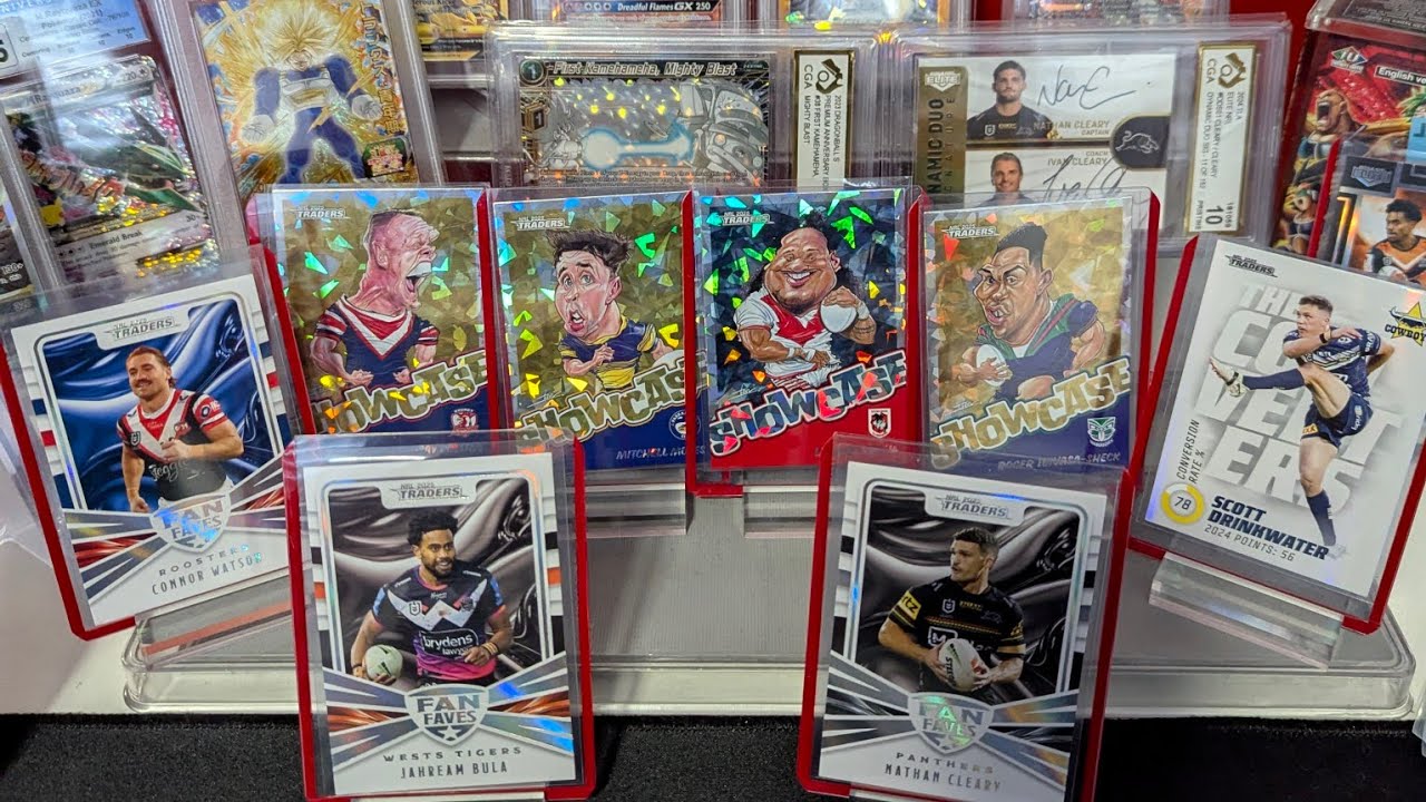 showcase nrl booster packs 2025 