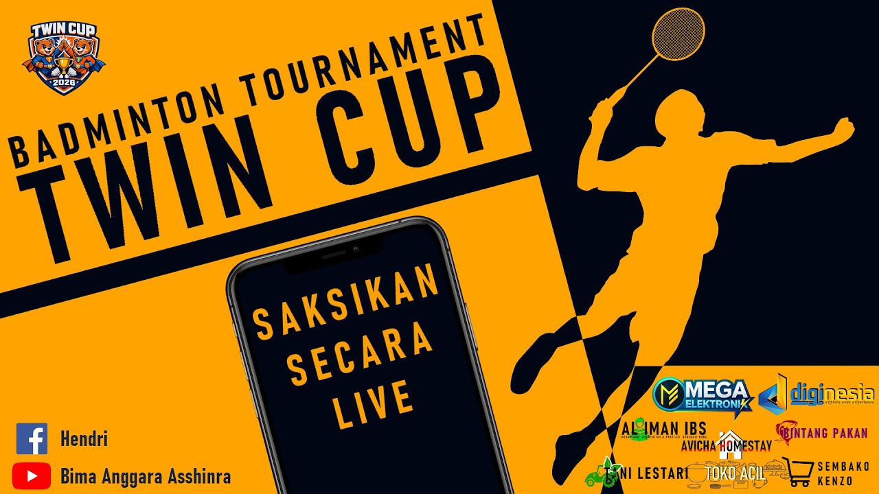 Live Badminton Twin Cup