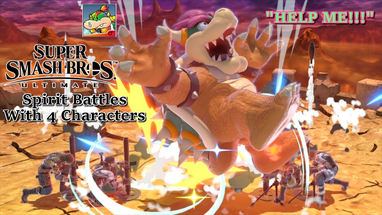 Bullying Spirit Battles w/ 4 Controllers - Super Smash Bros Ultimate