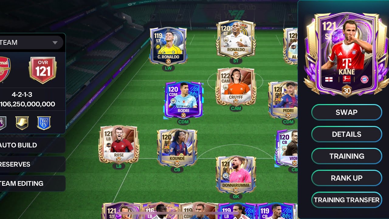 New update on my team as F2P 🤩( can FC MOBILE give me LW )
