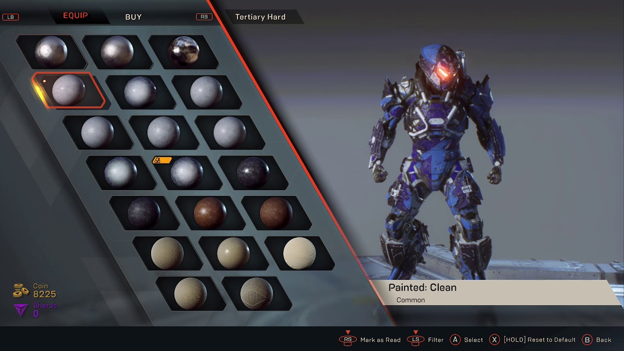 Anthem character customization