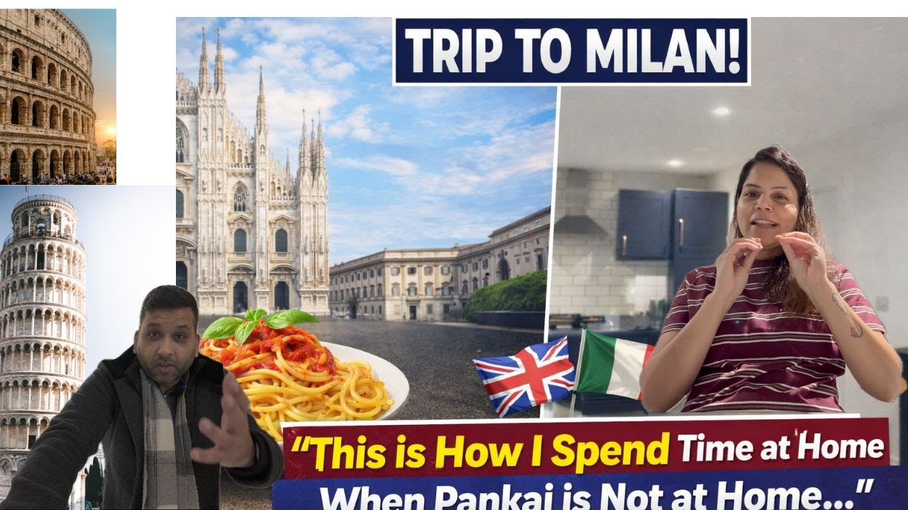 Traveled to Milan ...Italy 🇮🇹 | My wife took over the House...| Indian family in UK 🇬🇧