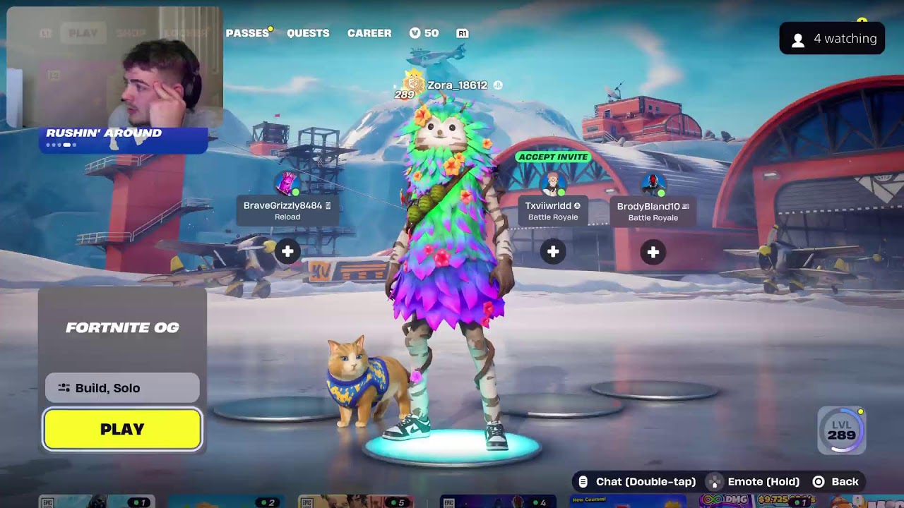 Fortnite with viewers