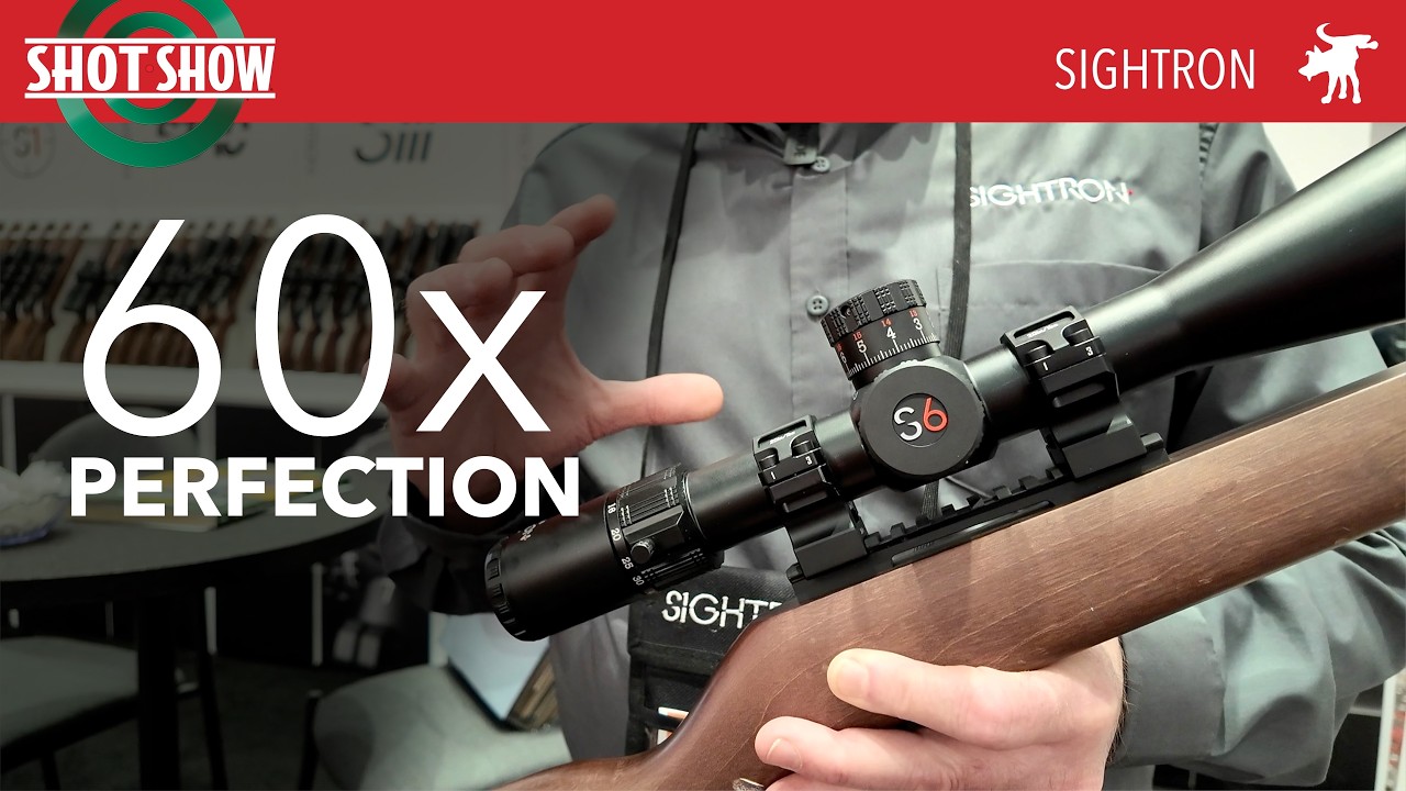 First Look 60x Sightron S6 benchrest scope - SHOT2025