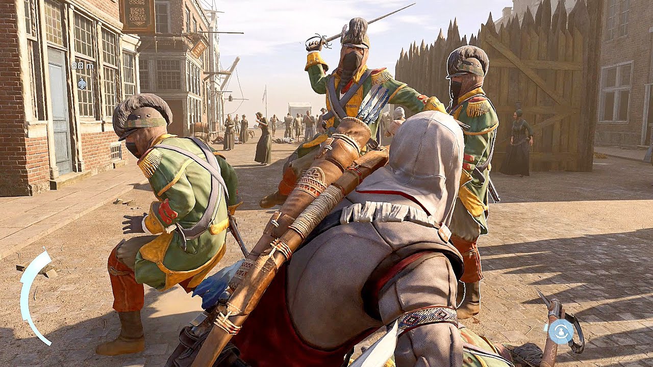 Assassin's Creed 3 Remastered Tomahawk Rampage With Jamestown Outfit PC Gameplay Ultra Settings