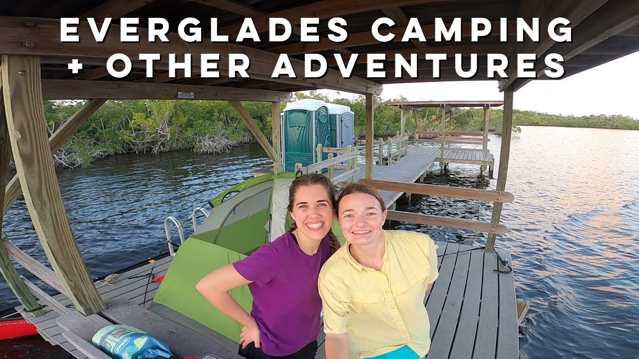 staying in a chickee in everglades national park