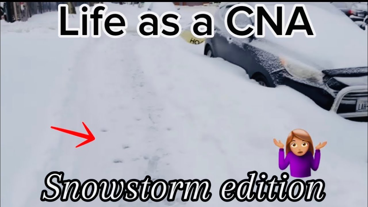 Working as a CNA in a Snowstorm ❄️ Long Shift, Real Life