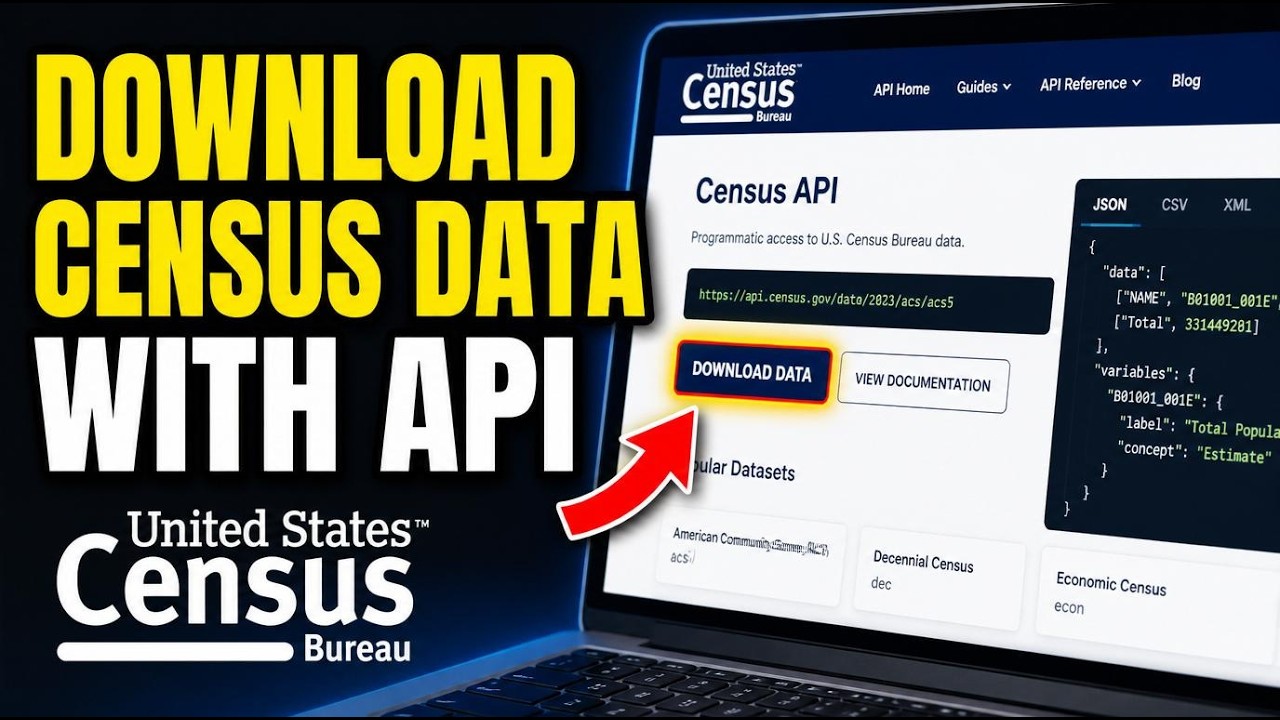 Как скачать данные переписи населения США через Census API &mdash; полное руководство