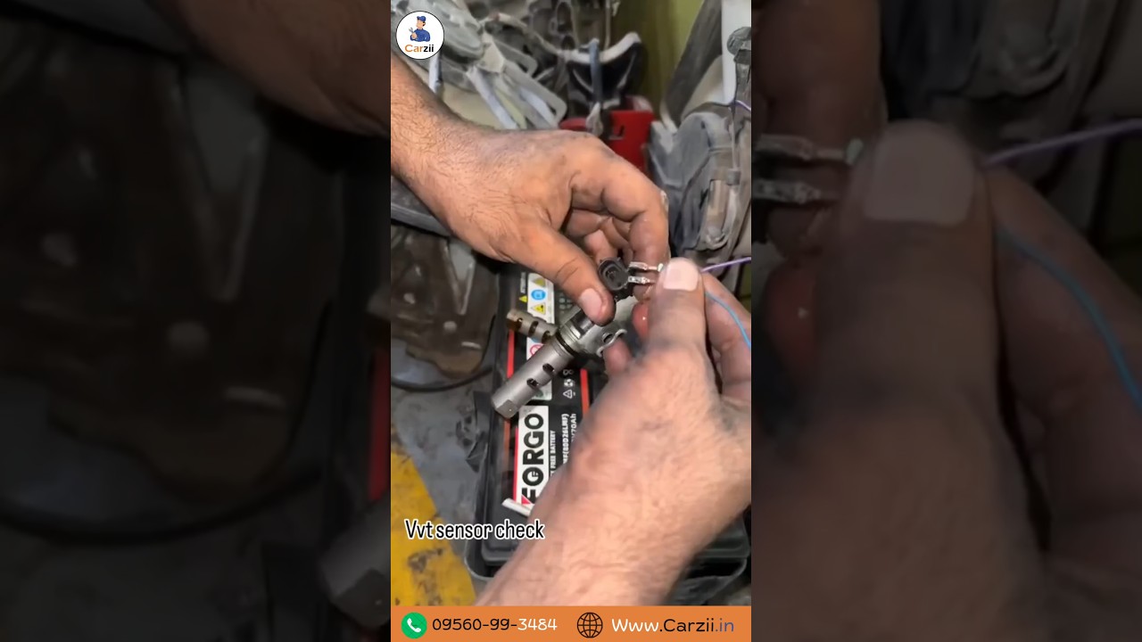 How To Check Car VVT Sensor ? | VVT solenoid Problem Fix | VVT Solenoid Carzii 
