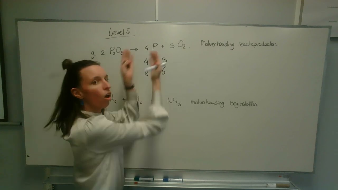 Chemisch Rekenen HAVO-VWO-3 - Level 5 - (paragraaf 4.3 uit het boek)