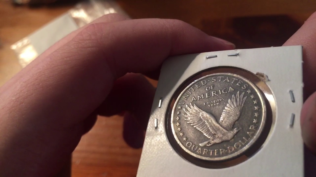 XF-AU 1917 STANDING LIBERTY QUARTER