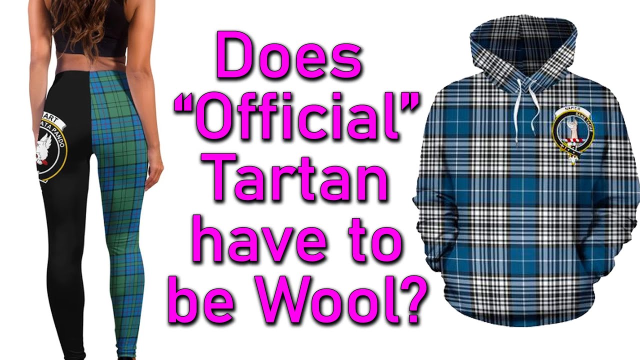Is Non-Wool Tartan not real tartan? Does tartan have to be wool???