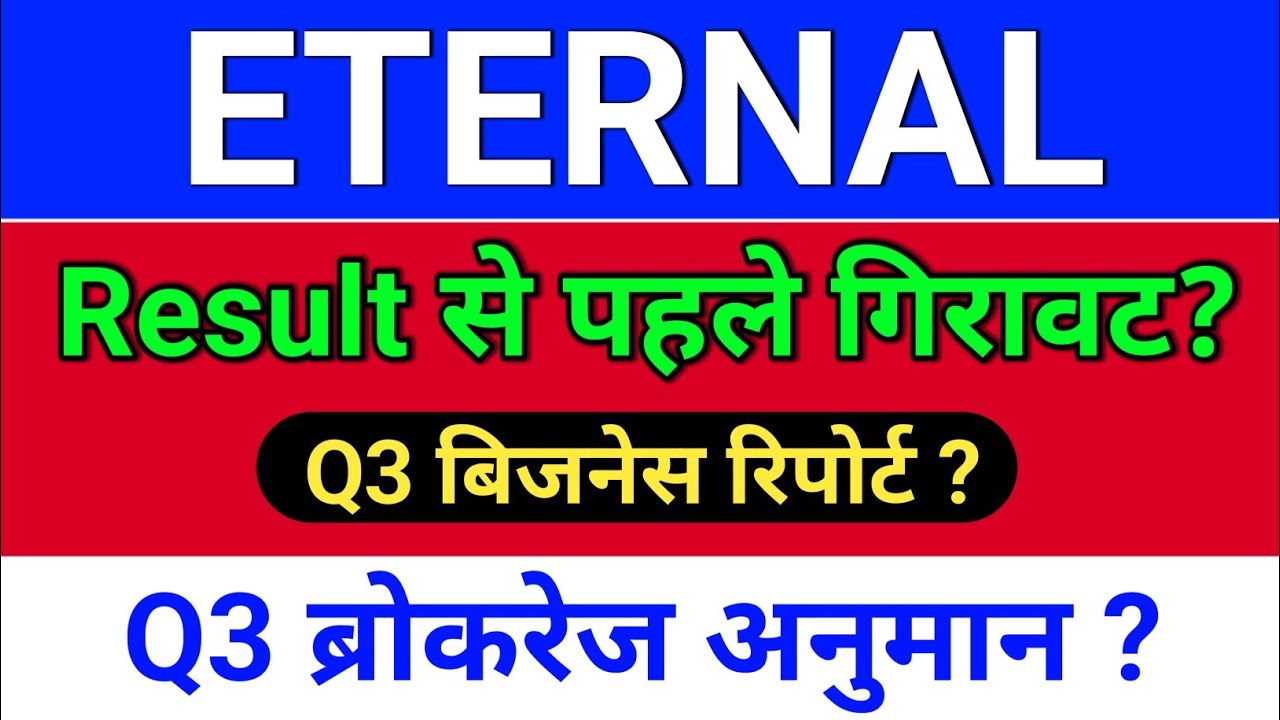 Eternal Result Today, Zomato Share News, Eternal Share Latest News, Eternal Share News
