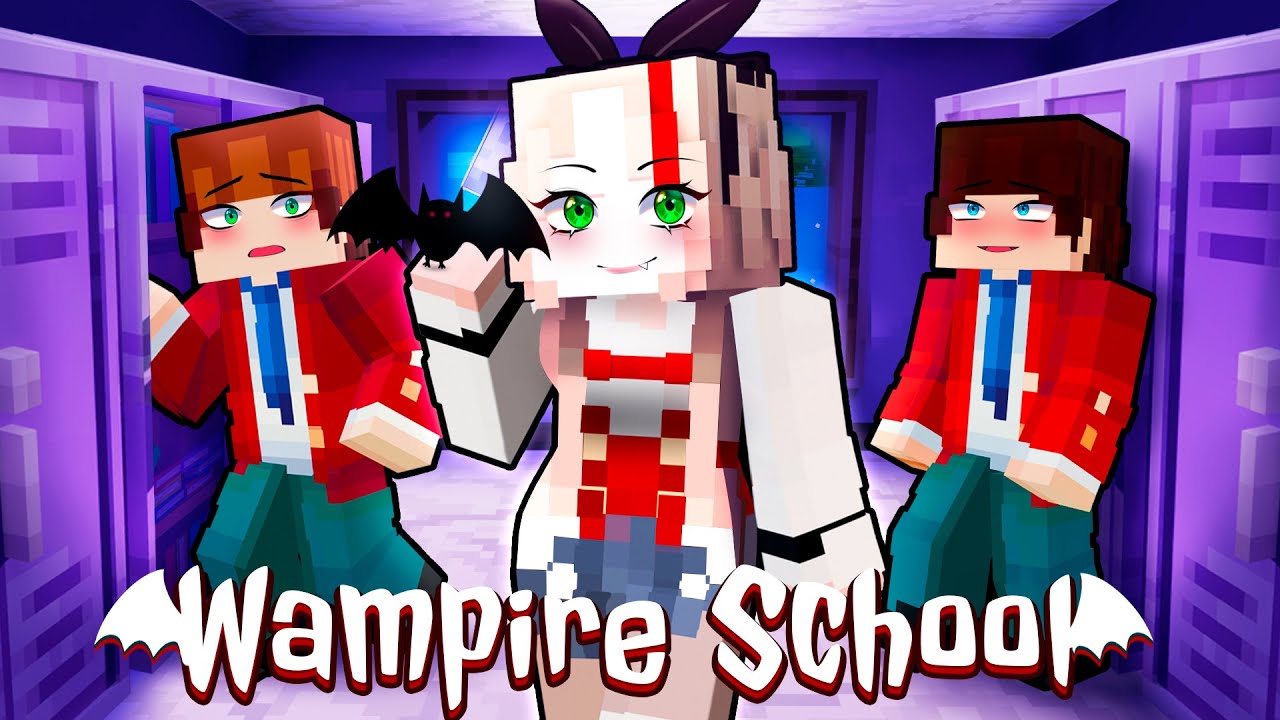 😱 Minecraft but I Study at an ELITE VAMPIRE SCHOOL!