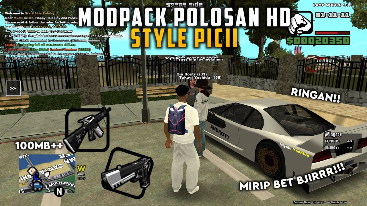 MODPACK POLOSAN STYLE PC!! | GTA SAMP ANDROID