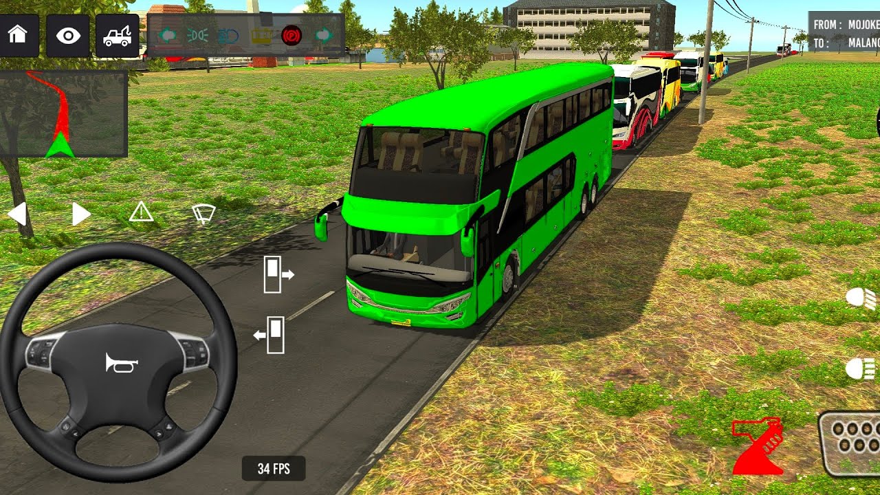 Coach Bus Simulator India Off Road Driving Bus Game Simulator 2025 Gameplay Video #bus #game #7