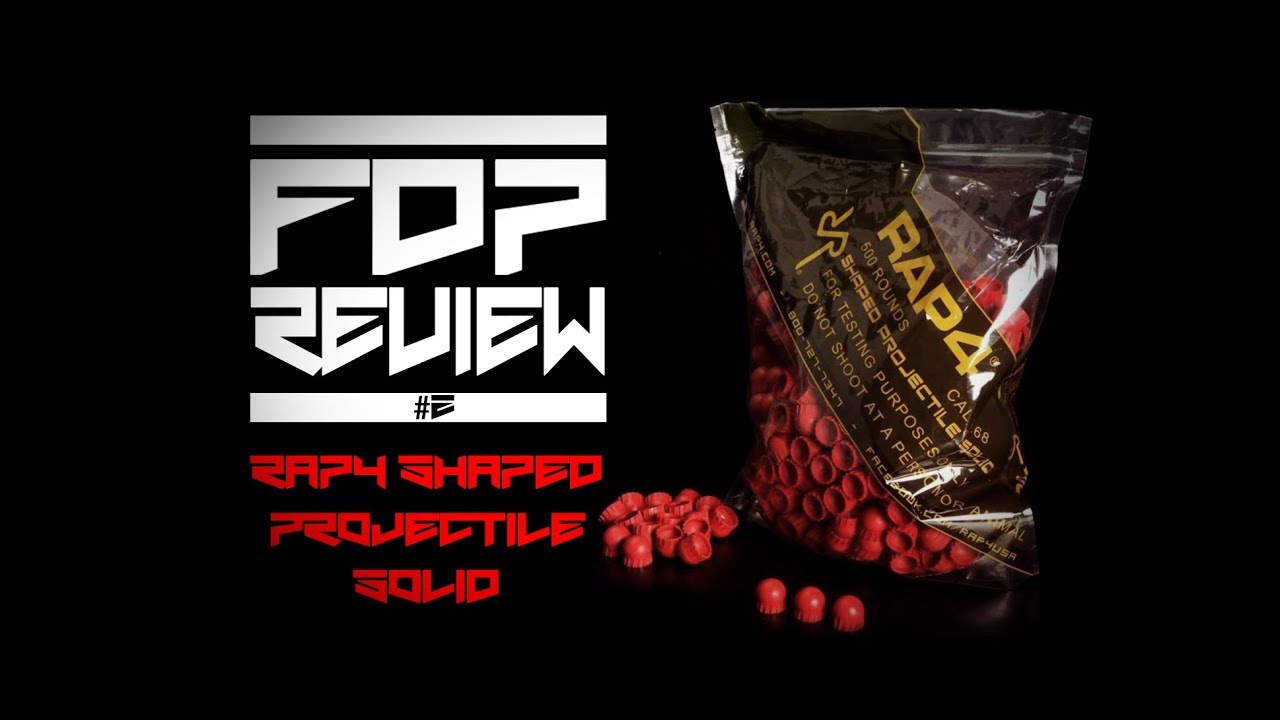 Paintball Review #2 - RAP4 Shaped Projectiles Solid