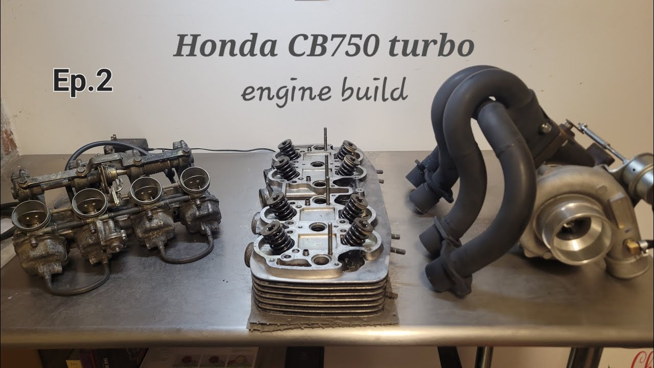 - Ep.2 -  Honda CB750 single cam turbo engine build
