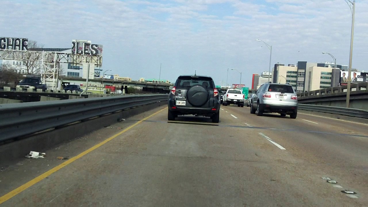 New Orleans Freeway Tour inbound/westbound
