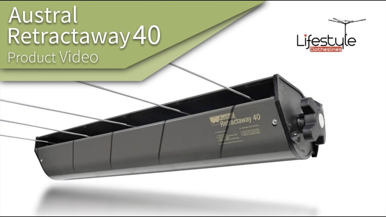 Austral Retractaway 40 Clothesline Product Video