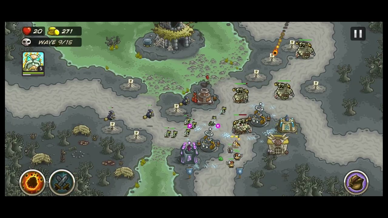 Kingdom Rush : Nightfang Swale ( Difficulty: Veteran ) 