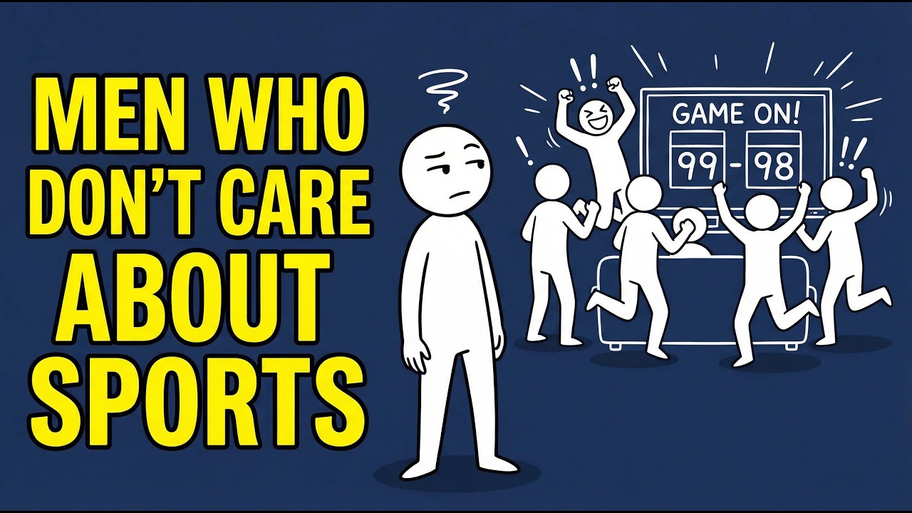 The Psychology of Men Who Don’t Care About Sports