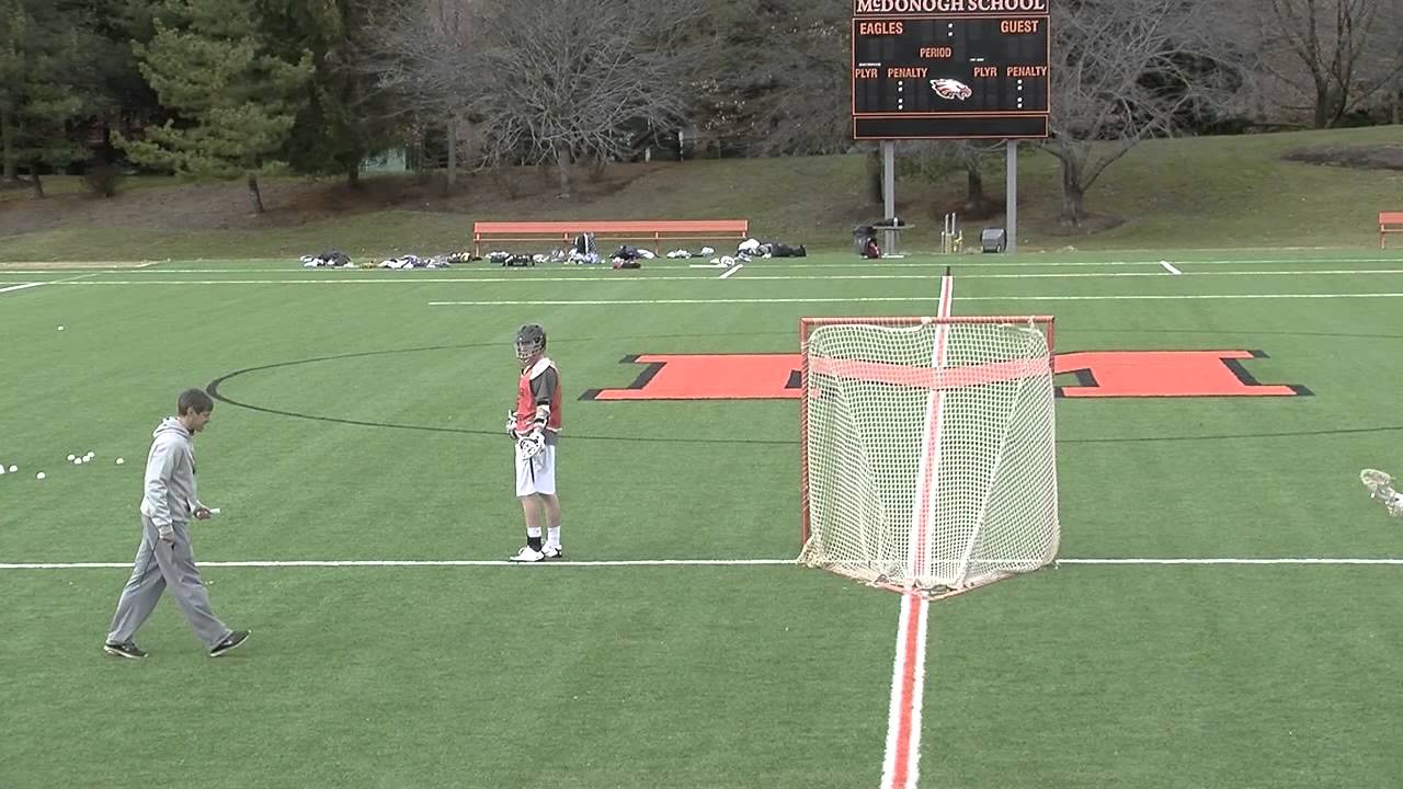 Boys Lacrosse Shooting Drill Attack 2 Man Game