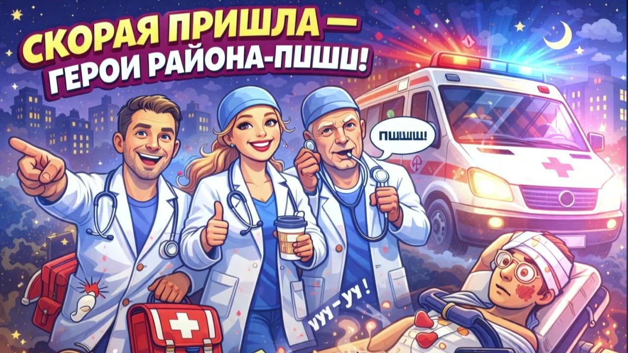 скорая пришла