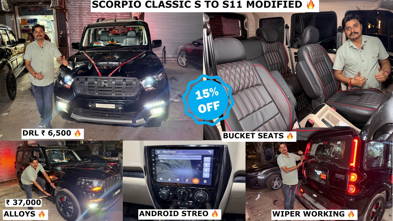 Base to Top Scorpio classic S modified to S11✅scorpio ✅Scorpio classic s rear wiper✅