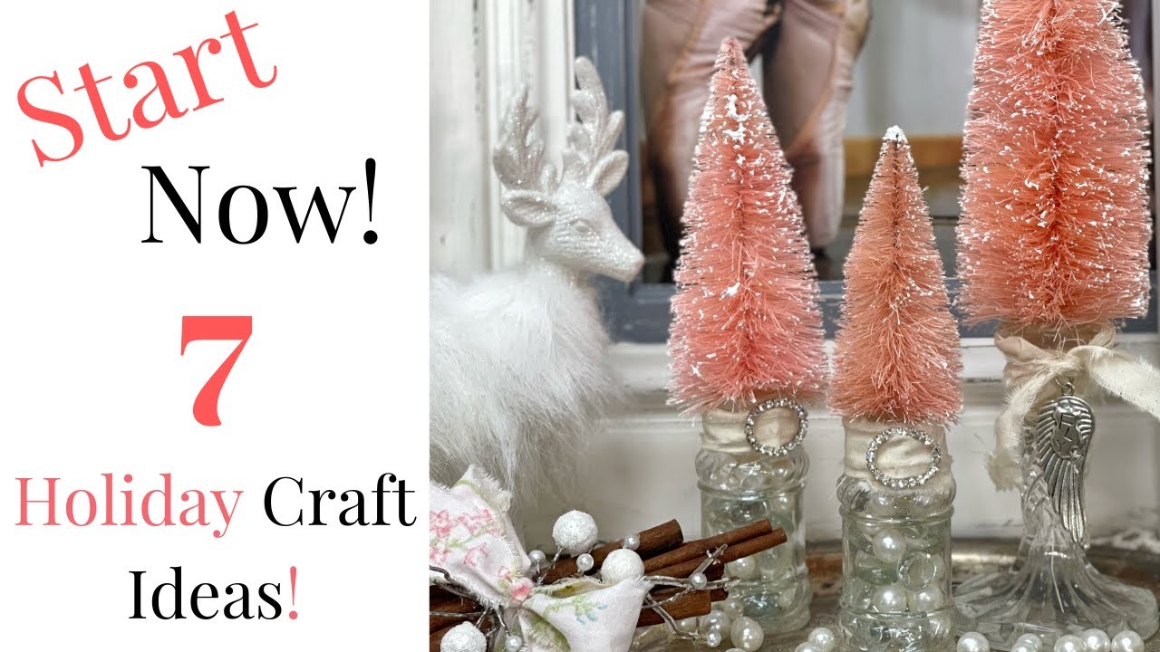 CHRISTMAS  Crafts 2022 | Thrift Flips | Shabby Chic Ideas | Thrifted Home decor | Up-cycle |  DIY