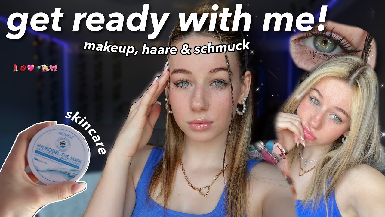 get ready with me💄 haare und makeup / + Q&A