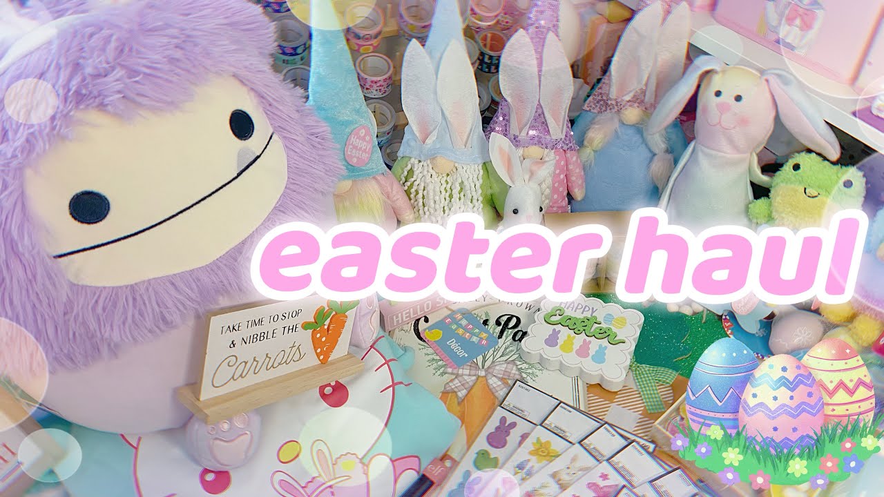 🐣easter decor, new bigfoot and more | #easter #kawaii #haulvideo