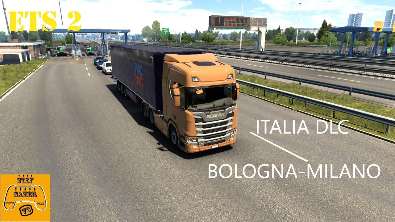 EURO TRUCK SIMULATOR 2 - Bologna -Milano - ITALIA DLC - gameplay