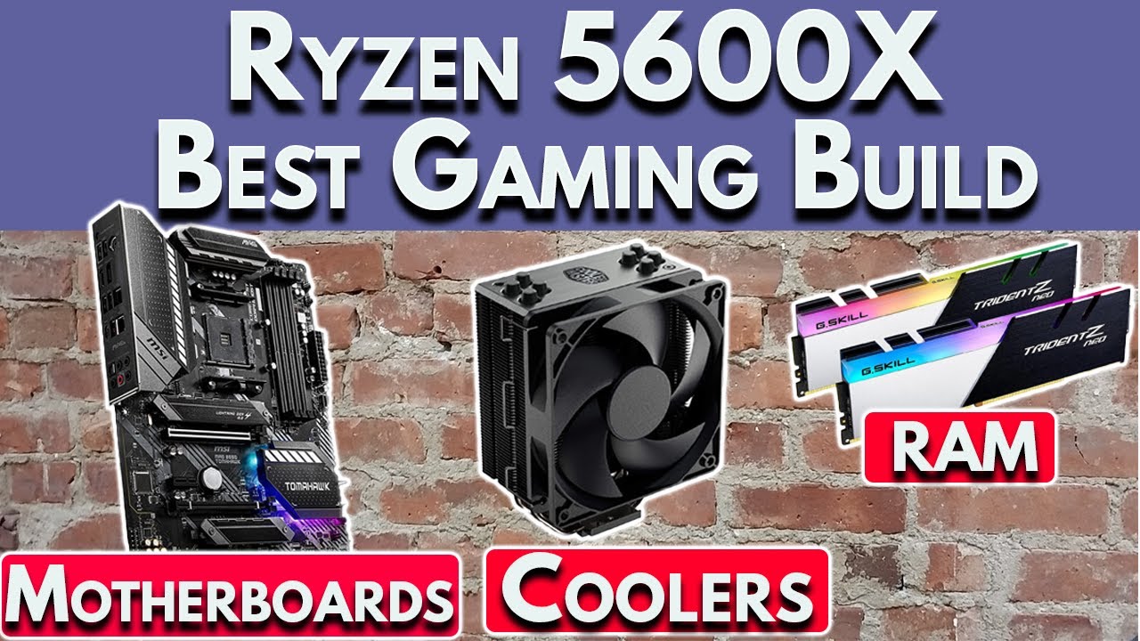 🔥Best Ryzen 5600X Gaming Build🔥 - RAM Speed, Motherboard, Coolers, More!