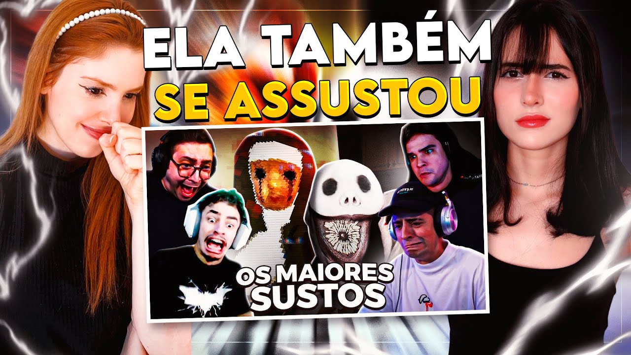 REACT | OS MAIORES SUSTOS EM LIVE #19 - Streamers jogando Jogos de Terror | CR Reacts