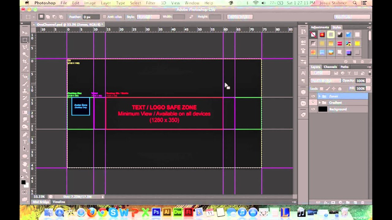 Youtube Background Template 2013 - 2015 (OneChannel) PSD Giveaway
