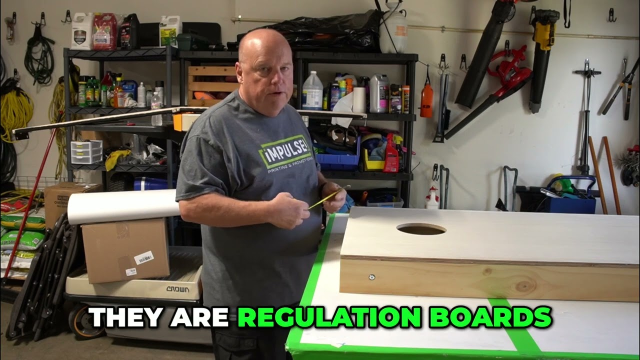 Custom Cornhole Decals  Regulation Size Board Guide