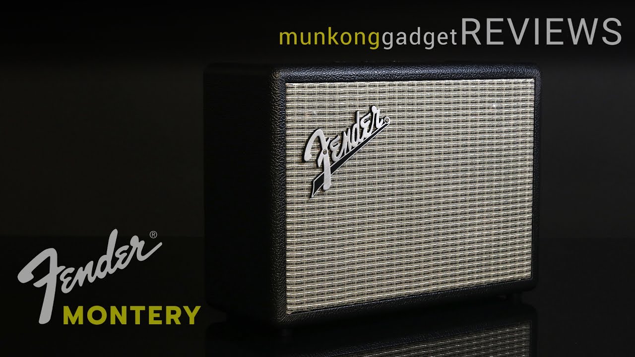 รีวิว : ลำโพงบลูทูธ Fender Monterey พระกาฬงานร็อค