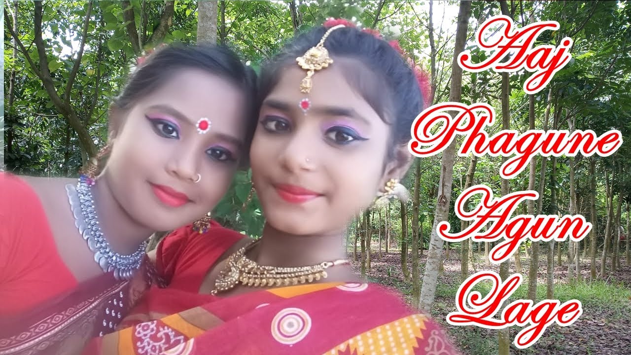 Aaj Phagune Agun Lage By Sweety & Trisha ll From Nritangan Academy ll 2019