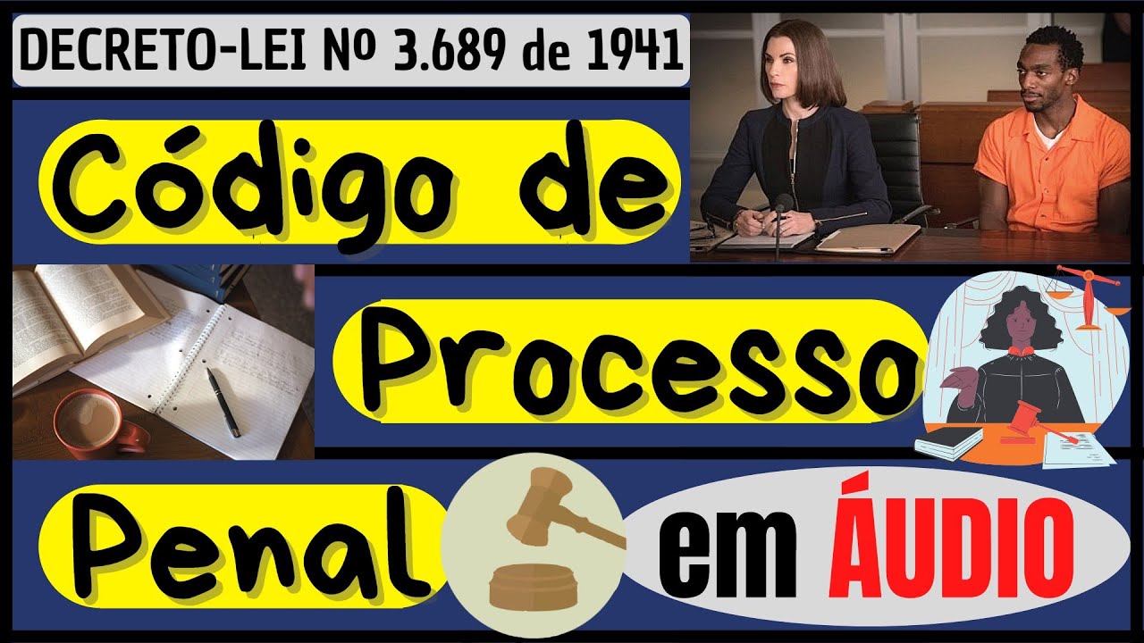 DA PRISÃO EM FLAGRANTE, PRISÃO PREVENTIVA e PRISÃO DOMICILIAR - Do art. 301 ao 318-B - CPP em áudio