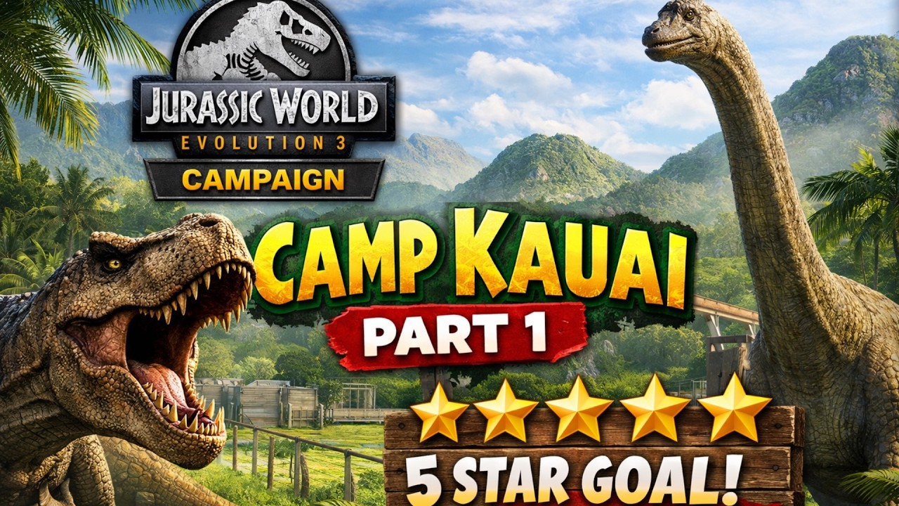 Jurassic World Evolution 3 Campaign | Camp Kauai Part 1