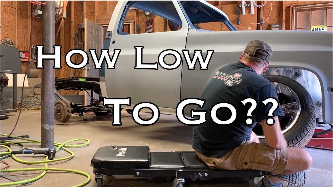 C10 Project: Fender Alignment and How Low to Go? #c10, #squarebody, #chevy