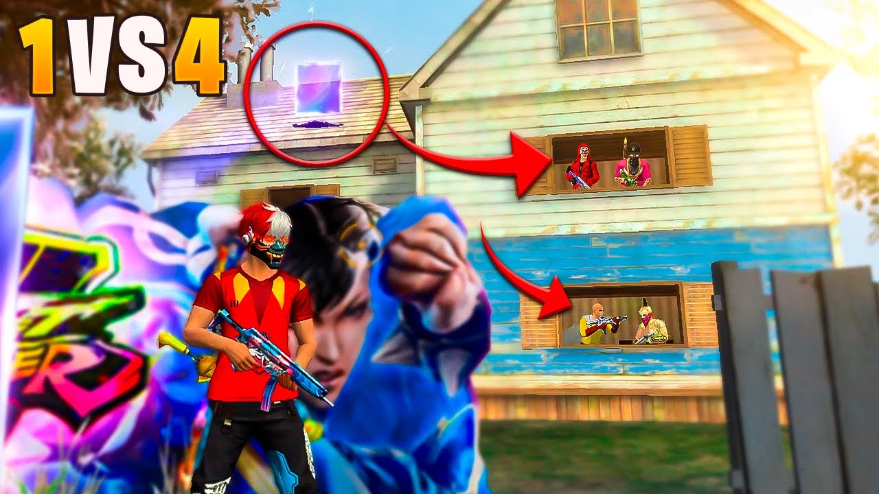 FIZ JOGADAS EXTRAORDINÁRIAS COM O NOVO PORTAL SOLO VS SQUAD!! FREE FIRE MOBILE