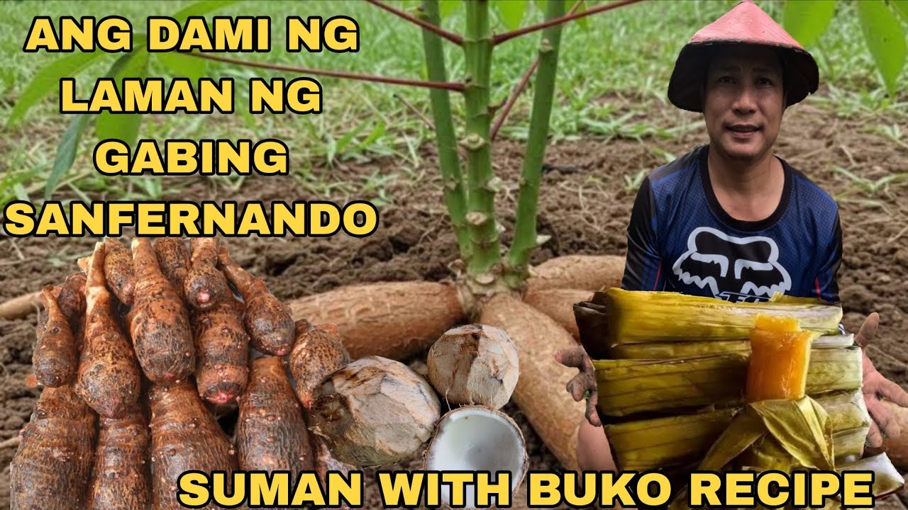 PAGLULUTO NG SUMAN NA BALINGHOY AT GABING SANFERNANDO
