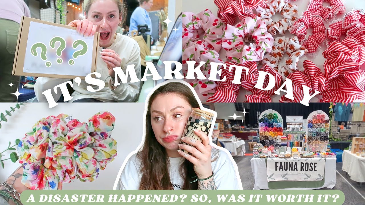 STUDIO VLOG #144 ☆ CAN A QUIET MARKET BE SUCCESSFUL!? Market Prep! | Fauna Rose ☆