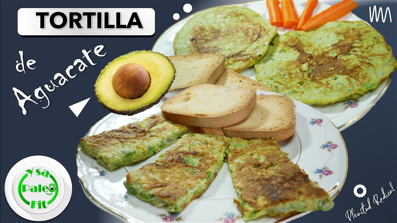 Cómo hacer una tortilla de aguacate FIT y SALUDABLE 🥑🥚 |PALEO | KETO | LOW CARB