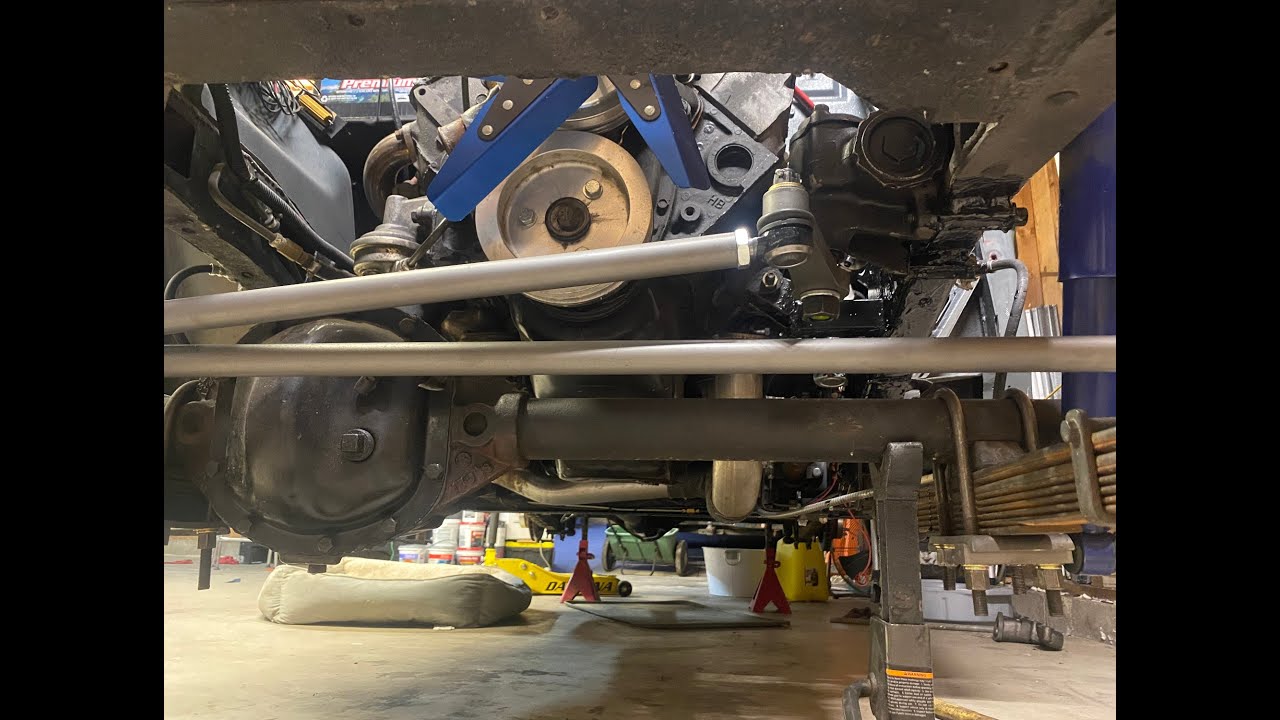 49 Willys Truck Steering upgrade - fixing the wobble of death and bump steer