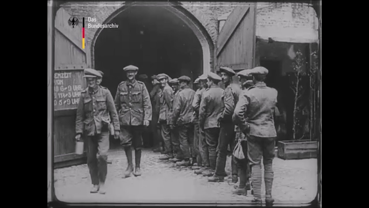 British POW's at the Belfort at Brugge (speed corrected)