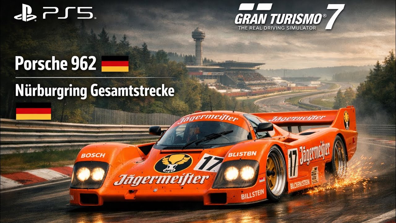 Porsche 962C Time Trial on the Nürburgring Nordschleife | Gran Turismo 7